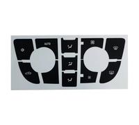 Car Interior Mouldings For Opel For Astra J Car Radio Button Stickers Dashboard Repair Decal Restoration Air Conditioning Control