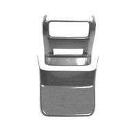Car Interior Mouldings For Prado 2024 Car Rear Air Conditioner Anti-kick Board Protective Modification Accessories Supplies ABS Carbon Grain