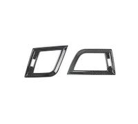 Car Interior Mouldings For Q5 Q5L FY 2018-2021 LHD ABS Carbon Fiber Center Console Air Conditioner Side Air Outlet Vent Frame Cover Car Interior Trim Strips(Side 2pcs)