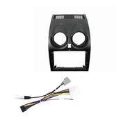 Car Interior Mouldings For Qashqai 2006-2013 9 Inch Car Radio Fascia Video Panel Player Audio Dash 2 Din Frame Dashboard Mount Kit(Frame and Cable)