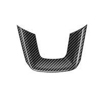 Car Interior Mouldings For Stepwgn For Spada RP8 2022 2023 Interior Steering Wheel U Sequins Trim Cover Decoration Car Trim Interior(ABS Carbon Fiber)