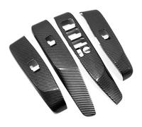 Car Interior Mouldings For T&oyota For Camry 2024 2025 Car Door Armrest Window Switch Control Protection Panel Cover Trim(Carbon Fiber Style)