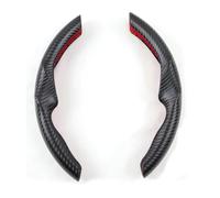 Car Interior Mouldings For Tesla For Model 3 Y Car Steering Wheel Panel Trim Frame Shift Knob Interior Trim Cover(Steering wheel cover)