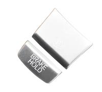 Car Interior Mouldings For Vezel For Hrv 2pcs Car Gear Position Handbrake Central Control Button Cover Trim Decor Auto Interior Decoration(Silver)