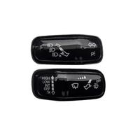 Car Interior Mouldings For VW For Golf 7 .5 MK7 8 MK8 For Tiguan L Steering Wheel Headlight Switch Control Cover Wiper Trim Interior Car Trim Interior(Bright Black For Car)