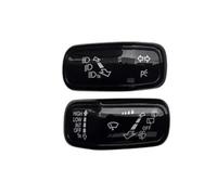 Car Interior Mouldings For VW For Golf 7 .5 MK7 8 MK8 For Tiguan L Steering Wheel Headlight Switch Control Cover Wiper Trim Interior Car Trim Interior(Bright Black For SUV)