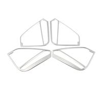 Car Interior Mouldings for VW for Tiguan MK2 2017-2019 Inner Door Speaker Audio Ring Cover Sound Frame Trim Sticker Trim Decoration Strips(Style A)