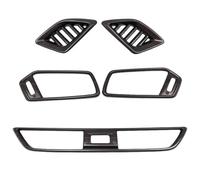 Car Interior Mouldings Peach Wood Interior Console Air Vent Window Lift Switch Gear Shift Cover Trims Car Accessories For Accord 10th 2018-2022 Car Interior(5pcs outlet cover)