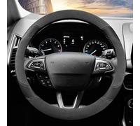 Car Interior Non-Slip Leather Steering Wheel Cover Auto Accessories For Ford For Focus 2 3 4 MK1 MK2 MK3 MK4(A)