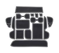 Car Interior Non-Slip Mat Accessories For Toyota RAV4 XA50 RAV 4 Hybrid 2019 2020 2021 2022 2023 Door Groove Pad Gate Slot Cup(White,RHD)