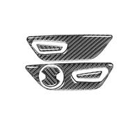 Car Interior Panel Cover For Mustang GT 2015 2016 2017 2018 2019 2020 2021 Car Accessories Carbon Fiber Seat Adjust Button Panel Frame Trim Cover Sticker(Right-hand drive)