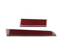 Car Interior Panel Cover For Subaru For Crosstrek 2018-2023 For Impreza 2017 2018 2019 2020 2021 2022 2023 Real Soft Carbon Fiber Sticker LHD RHD Car Co-pilot(RHD Black Red)