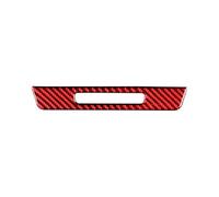 Car Interior Panel Trim Carbon Fiber Interior Car Seat Memory Adjustment Button Trim Cover Frame Stickers For BMW 5 Series F10 F18 2011-2017 Car Interior Cover(RED)