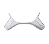 Car Interior Panel Trim Carbon Fiber Texture Car Interior Steering Wheel Panel Frame Cover Trim For Benz C E ML GL Class W204 W212 X166 W166 Car Interior Cover(Silver)