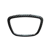 Car Interior Panel Trim For A4 B6 B7 B8 A6 C6 A5 Q7 Q5 A3 8P S3 ABS Car Steering Wheel Center Panel Frame Steering Wheel Decorative Sticker Car Interior Cover(Style 1 Carbon Fiber)