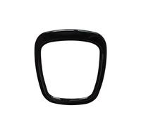 Car Interior Panel Trim For A4 B6 B7 B8 A6 C6 A5 Q7 Q5 A3 8P S3 ABS Car Steering Wheel Center Panel Frame Steering Wheel Decorative Sticker Car Interior Cover(Style 2 Black)