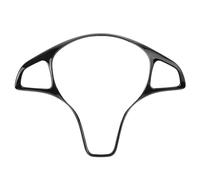 Car Interior Panel Trim For Benz A B C E S Class For GLA For GLC For CLA For GLE For GLS For CLS Car Steering Wheel Cover Decoration Trim 4Piece Colors Car Interior Cover(Painted Black)