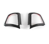 Car Interior Panel Trim For BMW 5 Series F10 F11 F01 F02 2010-2017 Carbon Silver Fiber Interior Steering Wheel Button Cover Decoration Car Interior Cover(Silver)