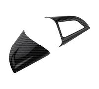 Car Interior Panel Trim For Chevrolet For Trax For Cruze 2013 2014 2015 2016 Car Steering Wheel Sequin Steering Wheel Decoration Cover Sticker Car Interior Cover(Carbon black 1 hole)