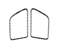 Car Interior Panel Trim For Lexus For RX350 RXH450 2016 2017-2021 Car Air Outlet Vent Sticker Interior Trim Accessories Real Carbon Fiber Car Interior Cover