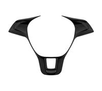 Car Interior Panel Trim For VW For Golf 7 GTI MK7 For POLO For Jetta MK6 For Tiguan For Touran For Caddy For Amarok Car Steering Wheel Cover Trim Sticker Car Interior Cover(StyleA piano black)
