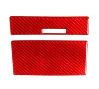 Car Interior Parts 2Pcs LHD Car Interior Overhead Reading Light Panel Cover Trim Decoration Sticker For Toyota For Camry 2007-2011 Interior Decoration(Red)