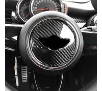 Car Interior Parts Compatible with Mini for Cooper for F55 F56 F60 Car Steering Wheel Badge Decoration Sticker Logo Emblem Cover Cap