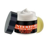 Car Interior Polish - Auto Interior Dashboard Repair Conditioner,100g Refurbishment Paste with Sponge for Garage Daily-Drive Home Automotive Maintenance