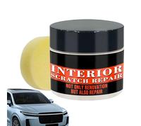 Car Interior Polish Wax,Auto Interior Dashboard Repair Conditioner | 100g Refurbishment Paste with Sponge for Garage Daily-Drive Home Automotive Maintenance