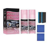 Car Interior Polishing Cleaner, Multi Purpose Stain Remover, Polishing Cleaner for Interior Detailing, Quick and Easy Cleaning for Car Care 100ml (2)