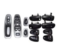 Car Interior Pull Handle Outside Inside Door Handle or Power Window Control Switch for Hyundai Accent 1.6L 00-05 Replace(Kit 004)