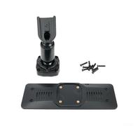 Car Interior Rear View Mirror Back Plate Panel Bracket Aluminum ABS Structure Easy Installation Fits 30mm Screw Distance Stable Mount Compatible With