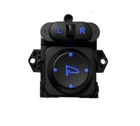 Car Interior Rearview Reversing Mirror Folding Switch Blue Backlight For Accord For Jade For Crider For Odyssey For Civic For Vezel(Without fold)