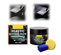 Car Interior Repair Wax 50g Dashboard Seat Trim Scratch Filling Compound | Helps Blend Scuffs And Surface Marks While Refreshing Faded Interior Surfaces Includes Sponge And Towel for Easy Application