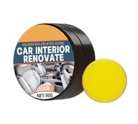 Car Interior Restoration Paste - 50g/80g Repair Agent, Leather Seat Conditioner And Restorer | Professional Deep Cleaning Maintenance For Dashboard And Rubber Trim (1pc)