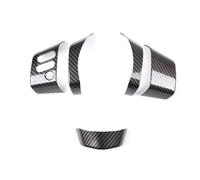 Car Interior Steering Decorative Trim Accessories Car Steering Wheel Button Frame Cover For Toyota FJ For Cruiser 2007-2021(Style A)