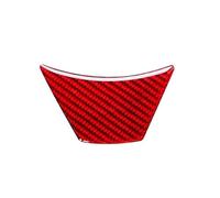 Car Interior Steering Wheel Decoration Cover Trim Sticker Decal For Corolla 2014 2015 2016 2017 2018 Accessories Carbon Fiber Car Styling Interior(Red)