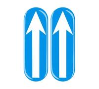 Car Interior Sticker - 2pcs Judgment Labels, Novice Driver Positioning Decals, Clear Instruction Interior Signs, Practical Driving Aid Accessory For New Driver Training Safety Awareness
