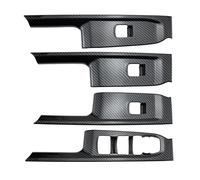 Car Interior Sticker Compatible with Chevrolet for Silverado 2019 2020 2021 2022 4PCS LHD Window Regulator Panel Interior Decorative