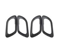 Car Interior Sticker Compatible With Peugeot 3008 2013 2014 2015 4Pcs Door Handles Decoration Sticker Trim Styling Inner Handle Frame Cover