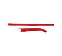 Car Interior Sticker For BMW F30 F34 3 Series 2013-2019 Copilot Center Control Holder Panel Cover Trim Stickers Accessories Interior Accessories(RED)