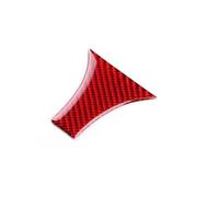 Car Interior Sticker For Clio 4 2013 2014 2015 2016 2017 2018 LHD RHD Steering Wheel Button Frame Panel Trim Stickers Interior Accessories(RED,X-1)