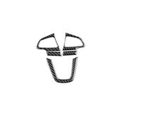 Car Interior Sticker For Focus SE RS ST For Ecoboost 2015 2016 2017 2018 LHD RHD Steering Wheel Button Frame Trim Interior Accessories(Black)
