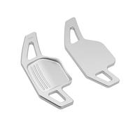 Car Interior Sticker For Skoda For Octavia A5 MK2 1Z VRS For Combi RS For Superb 2009-2012 Steering Wheel Shift Paddle Extension Interior Accessories(Silver)