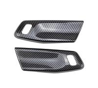 Car Interior Sticker Stainless Steel Speaker Cover ABS Interior Door Handles Outer Frame Trim For Everest 2023(Front 2 pieces)