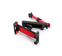Car Interior Sticker Telescopic Car Rear Pillow Phone Holder Rotating Stand Headrest Bracket For 5-13 Inch(Red)