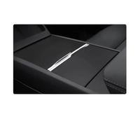 Car Interior Stickers For Tesla For Model 3 Highland 2024 Y Juniper 2025 Center Console Cover Protector Central Control Panel Film Interior Accessories(Matte black)