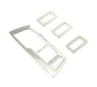 Car Interior Trim 4pcsset Interior Door Armrest Trim Window Lifter Button Switch Cover For VW For Tiguan L 2017-2020 Stainless Accessories(Sliver)