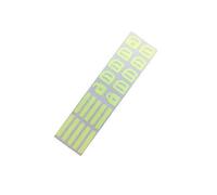 Car Interior Trim Accessories 18Pc/Set Car Luminous Door Window Lift Button Stickers Windows Control Panel Decals Interior Sticker(Green)