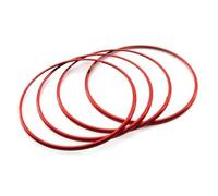 Car Interior Trim Car Audio Speaker Door Loudspeaker Trim Ring Cover Sticker for Mercedes for Benz C Class W205 E W213 GLC X253(Red)